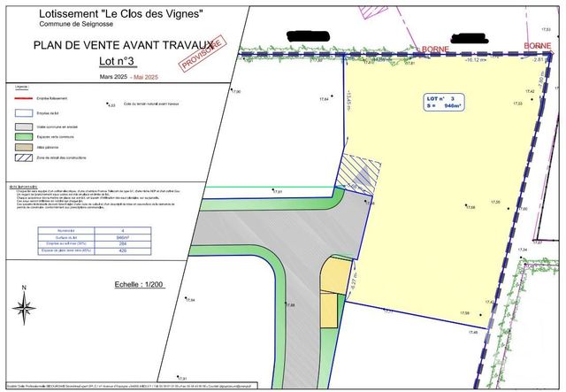 Terrain à vendre SEIGNOSSE